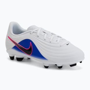 Încălțăminte de fotbal pentru copii Nike Tiempo Maestro Club Jr FG/MG white/racer blue/pink blast/black