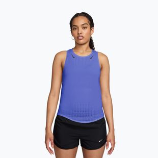 Tricou de alergare pentru femei Nike AeroSwift Dri-Fit ADV Singlet sapphire/black