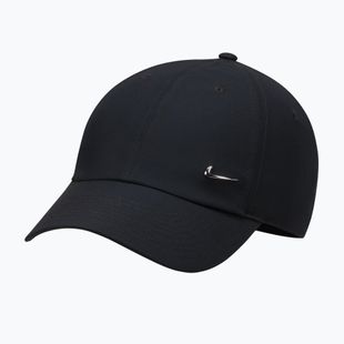 Șapcă Nike Dri-Fit Club Unstructured Metal Swoosh 2026 black/metallic silver