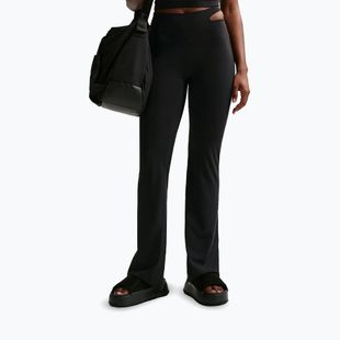 Pantaloni de antrenament pentru femei Nike Zenvy High-Waisted Flared black/pcg3c