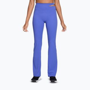 Pantaloni de antrenament pentru femei Nike Zenvy High-Waisted Flared sapphire/white
