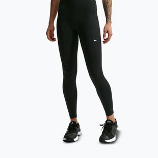 Colanți pentru femei Nike One Seamless Front High-Waisted black/white