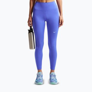Colanți de antrenament pentru femei Nike One High-Waisted 7/8 sapphire/white