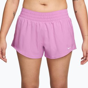 Pantaloni scurți pentru femei Nike One Dri-Fit 3" light magenta/white