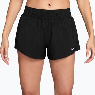 Pantaloni scurți pentru femei Nike One Dri-Fit 3" Black/White