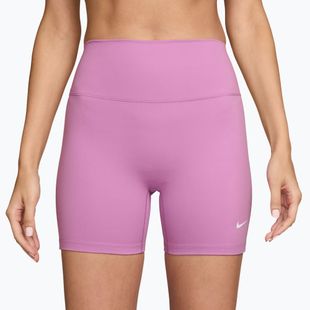 Pantaloni scurți pentru femei Nike One High-Waisted Biker 5" light magenta/white