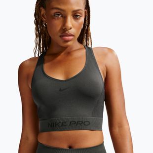 Tricou pentru femei Nike Pro Seamless Dri-Fit Cropped dark