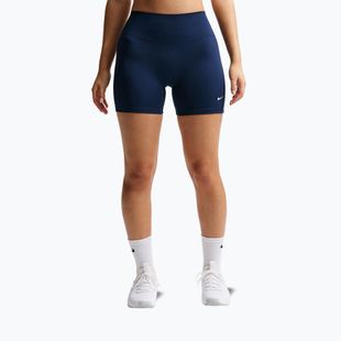 Pantaloni scurți de antrenament pentru femei Nike One midnight navy/white
