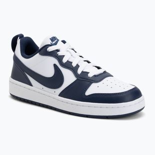Încălțăminte pentru copii Nike Court Borough Low Next Bloom white/white/midnight navy