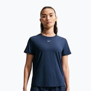 Tricou de antrenament pentru femei Nike One Classic midnight navy/white