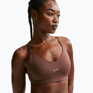 Sutien de antrenament Nike Indy Padded Gloss light chocolate