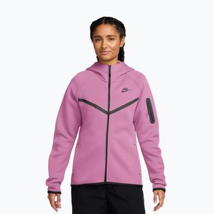 Bluză pentru femei Nike Sportswear Tech Fleece Windrunner light magenta/black