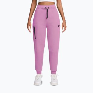 Pantaloni pentru femei Nike Sportswear Tech Fleece Mid-Rise light magenta/black