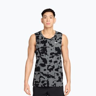 Tricou de antrenament bărbați Nike Hyverse Dri-Fit TT smoke grey/black/white