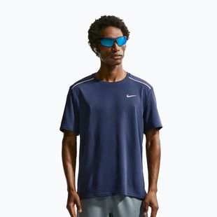 Tricou de alergare pentru bărbați Nike Miler Dri-Fit UV midnight navy
