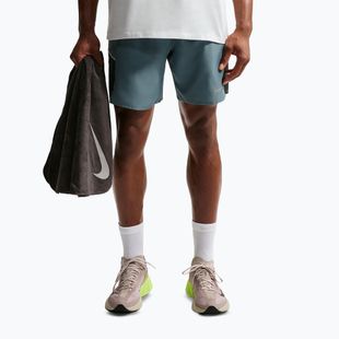 Pantaloni scurți de alergare pentru bărbați Nike Miler Dri-Fit Brief Lined7" mineral slate
