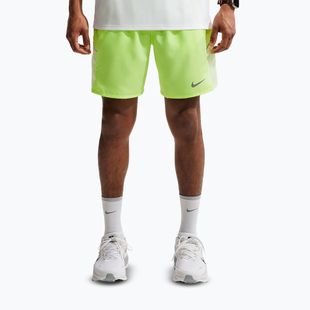 Pantaloni scurți de alergare pentru bărbați Nike Miler Dri-Fit Brief Lined7" volt ice/barely volt