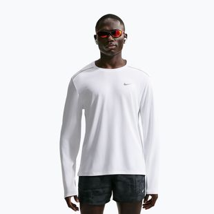 Longsleeve de alergare pentru bărbați Nike Miler Dri-Fit UV white