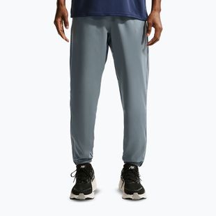 Pantaloni de alergare pentru bărbați Nike Miler Dri-Fit Woven smoke grey/smoke grey