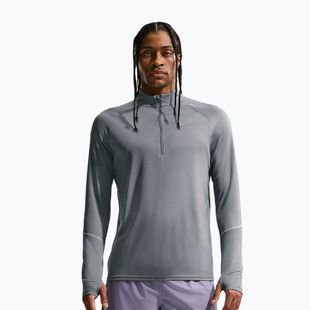 Bluză de alergare pentru bărbați Nike Miler Dri-Fit UV 1/2 Zip smoke grey