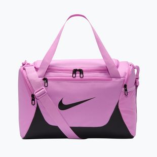 Geantă de antrenament Nike Brasilia Duffel Extra Small 24 l light magenta/black/black