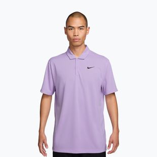 Tricou de tenis pentru bărbați Nike Court Dri-Fit Polo Solid violet mist/black