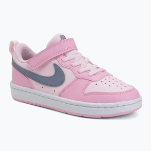 Încălțăminte pentru copii Nike Court Borough Low Recraft pink foam/pink rise/white/ashen slate