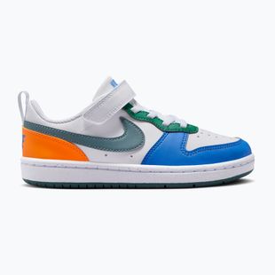 Încălțăminte pentru copii Nike Court Borough Low Recraft white/malachite/mineral slate