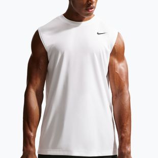 Tricou de antrenament bărbați Nike Dri-FIT Sleeveless Training Top white/black