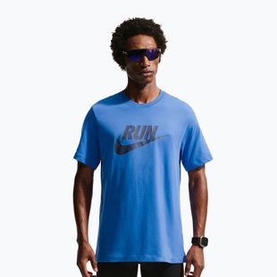 Tricou de alergare pentru bărbați Nike Dri-Fit Running blue crystal/thunder blue