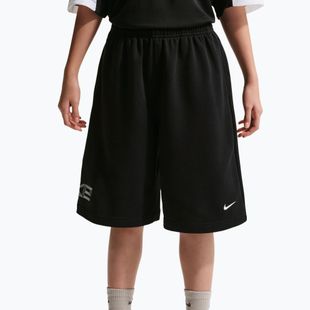 Pantaloni scurți pentru copii Nike Sportswear French Terry black/white