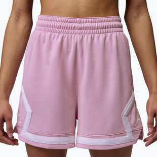 Pantaloni scurți de baschet pentru femei Nike Jordan Sport Diamond 4" iced carmine/iced carmine/white/white