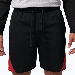 Pantaloni scurți de baschet pentru bărbați Jordan Sport Dri-Fit black/gym red/white