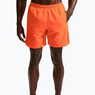 Pantaloni scurți de alergare pentru bărbați Nike Miler Dri-Fit Brief Lined7" total orange