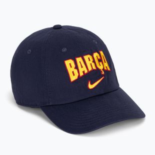 Șapcă Nike FC Barcelona Club Cotton blackened blue