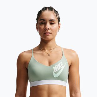 Sutien de antrenament Nike Indy Light Support steam/white/barely green