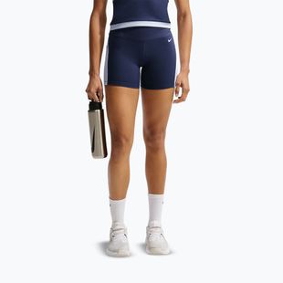 Pantaloni scurți pentru femei Nike One High Waisted Biker 5" midnight navy/hydrogen blue/white