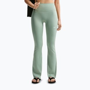 Colanți pentru femei Nike One High Waisted Flared steam/white