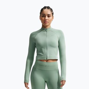 Bluză de antrenament pentru femei Nike Pro Seamless Full Zip Top steam
