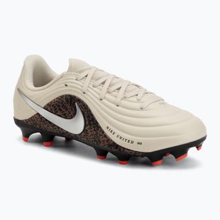 Încălțăminte de fotbal pentru copii Nike United Jr. Tiempo Maestro Academy MG fossil/burgundy crush/metallic silver