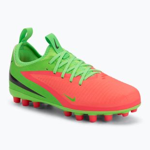 Încălțăminte de fotbal pentru copii Nike Jr. Phantom 6 Academy Erling Haaland AG hot punch/green strike/black