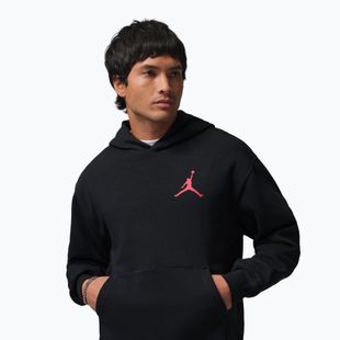 Bluză pentru bărbați Nike Jordan Pullover Hoodie black/gym red