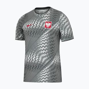 Tricou de fotbal pentru bărbați Nike Dri-Fit Poland Pre-Match 2026 pure platinum/cool grey
