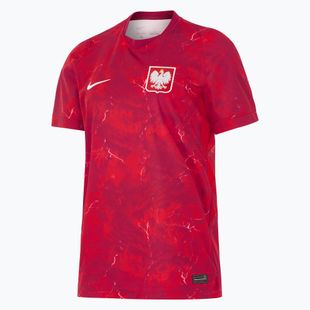 Tricou de fotbal pentru femei Nike Dri-Fit Poland Stadium Away 2026 noble red/sport red