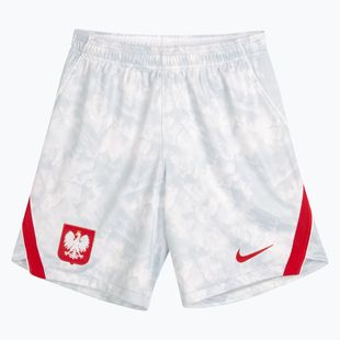 Pantaloni scurți de fotbal pentru bărbați Nike Dri-Fit Poland Stadium Home white/field silver