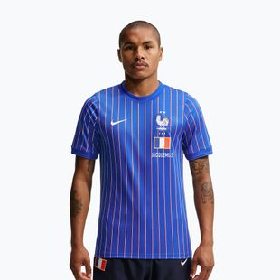 Tricou de fotbal pentru bărbați Nike FFF Academy Pro Pre-Match game royal/university red/white