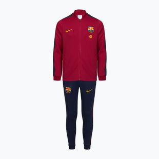 Trening de fotbal pentru copii Nike FC Barcelona Strike Dri-Fit Soccer Knit noble red/blackened blue