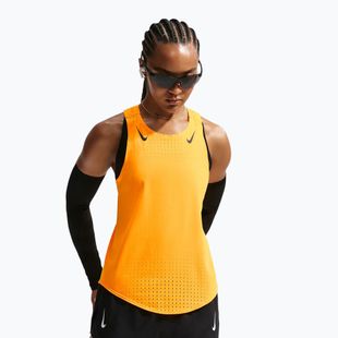 Maieu de alergare pentru femei Nike AeroSwift Dri-Fit ADV Singlet laser orange/black