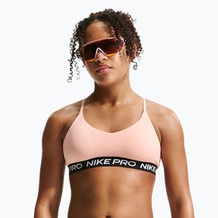 Sutien sport pentru copii Nike Pro Indy arctic orange/black/white