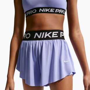 Pantaloni scurți pentru copii Nike Pro Dri-Fit 2in1 light thistle/black/white